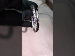Joyería de oro de 18k personalizada Elegante oro blanco Personalización Joyería de alta gama