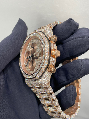 Full Diamond Luxury Watch Vvs Moissanite Watches For Man Rapper