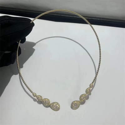 Joyería árabe Collar de oro de 18 quilates Collar de serpiente personalizado