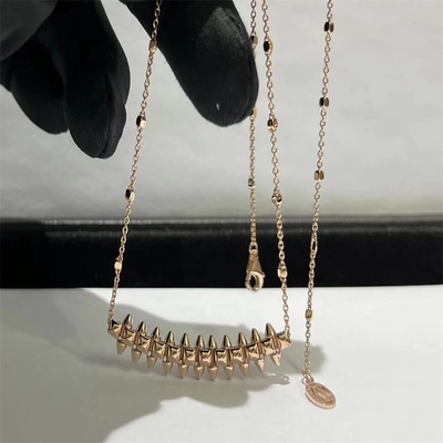 Lujo Clash De Brand collar gemas de malaquita collar de oro sólido femenino