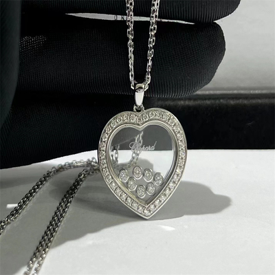 Lujo 18K de oro de diamantes con colgante Chopard