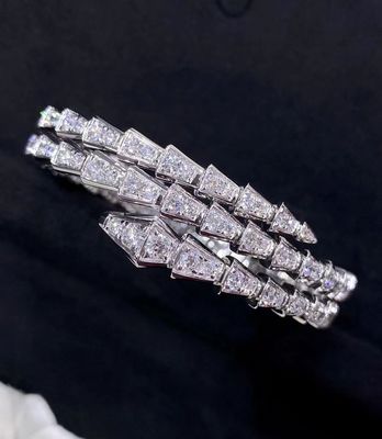 Moderno estilo de lujo de la marca de joyería de oro de canal con filigrana grabado grabado