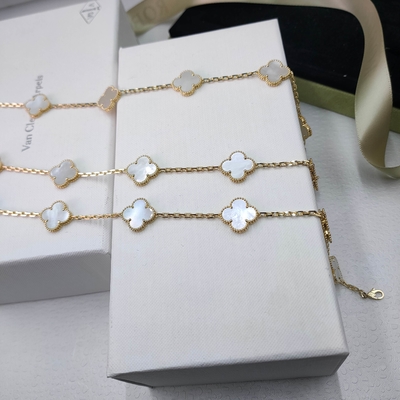 Brazalete Alhambra Vca para joyería personalizada Pieza de joyería de oro italiano de 18k mayorista