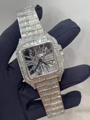 Relojes Moissanite personalizados Reloj de cubo de hielo personalizado fabricante de relojes de cubo de hielo chino