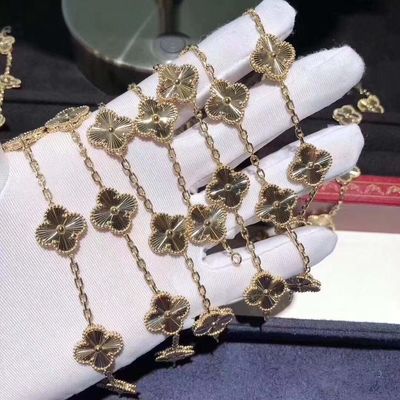 18K ajuste PURO del ORO VCA HK que significa a HK que fija en joyería