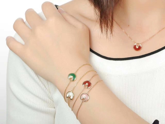 Hk Setting Diamond Significa Uno de un tipo Bling 18K Blanco Amarillo Rosa Oro Diamante Brazalete